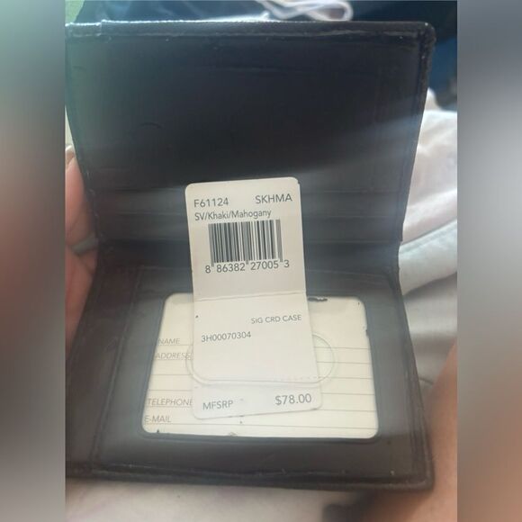 Coach Card Wallet handbag logo cardholder purse money coin holder money bag - Picture 6 of 6